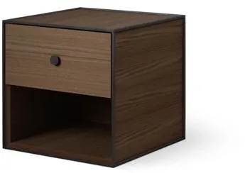 Audo Frame 35 Med 1 Skuffe 35x35x35 Røget Eg